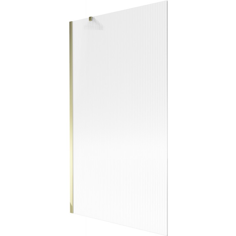 Mexen Next vienos varčios vonios ekranas 100 x 150 cm, raukšlėtas, auksinis - 895-100-000-00-09-50