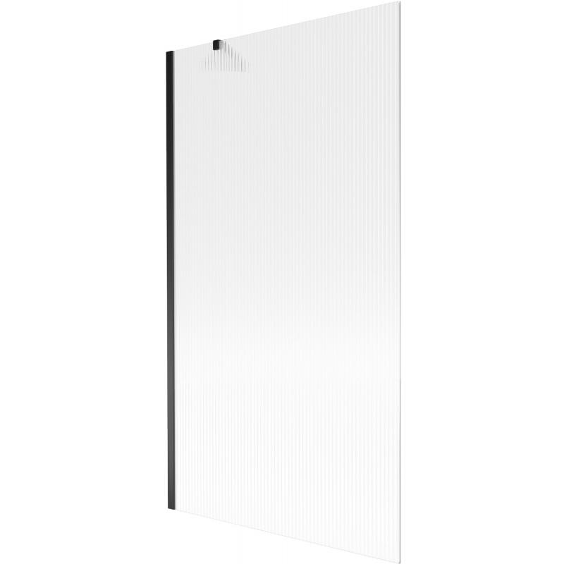 Mexen Next vonios pertvara su vienu sparnu 100 x 150 cm, dryžuota, juoda - 895-100-000-00-09-70