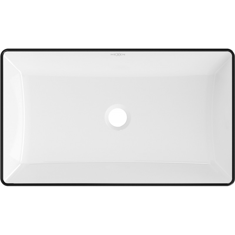 Mexen Nadia praustuvo viršus 62 x 35 cm, balta/juoda - 21616007