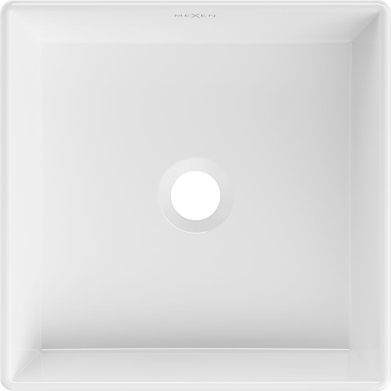 Mexen Goya stalviršinis praustuvas 35 x 35 cm, baltas - 22183500