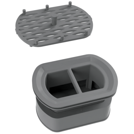 Mexen sifonas su filtru linijinio nutekėjimo rotaciniam, pilkas - 1010098