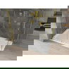 Mexen Omega stumdoma dušo kabina 140 x 70 cm, Skaidrus, Auksinė + dušo padėklas Flat - 825-140-070-50-00-4010