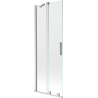 Mexen Velar dviejų dalių stumdomas dušo ekranas 70 x 150 cm, skaidrus, šlifuotas nikelis - 896-070-000-01-97