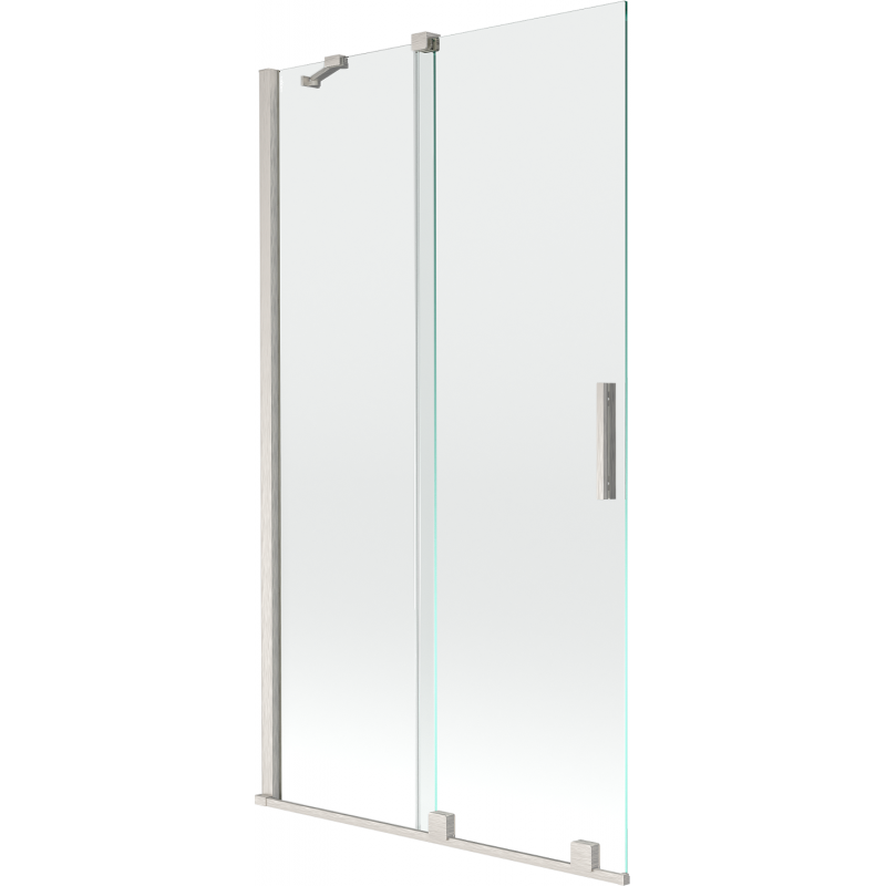 Mexen Velar vonios ekrano 2-durų slankiojančių 100 x 150 cm, skaidrus, valomas nikeliu - 896-100-000-01-97