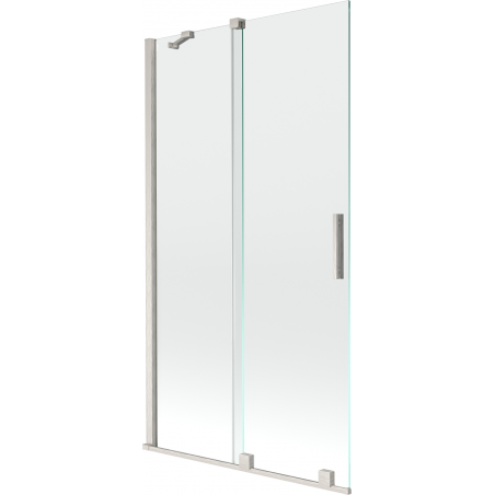 Mexen Velar vonios ekrano 2-durų slankiojančių 100 x 150 cm, skaidrus, valomas nikeliu - 896-100-000-01-97