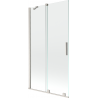 Mexen Velar vonios ekrano 2-durų slankiojančių 100 x 150 cm, skaidrus, valomas nikeliu - 896-100-000-01-97