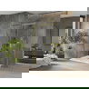 Mexen Omega stumdoma dušo kabina 140 x 100 cm, Skaidrus, Auksinė + dušo padėklas Flat - 825-140-100-50-00-4010