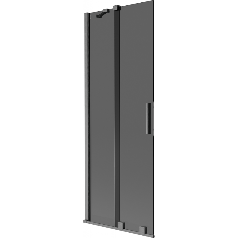 Mexen Velar dvigubas stumdomas vonios ekranas 70 x 150 cm, grafitas, šlifuota gun gray - 896-070-000-41-66