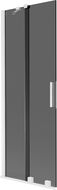Mexen Velar dvigubas slankusis vonios sienelė 75 x 150 cm, grafitas, baltas - 896-075-000-41-20