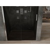 Mexen Omega stumdomos dušo durys 120 cm, grafitas, chromas - 825-120-000-01-40