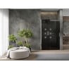 Mexen Omega stumdomos dušo durys 140 cm, grafitas, chromas - 825-140-000-01-40