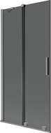 Mexen Velar vonios pertvara, 2-sulankstoma, stumdoma, 95 x 150 cm, grafitas, gun metal - 896-095-000-41-95