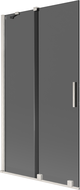 Mexen Velar dviejų durų stumdomas vonios ekranas 100 x 150 cm, grafitas, šlifuotas nikeliu - 896-100-000-41-97