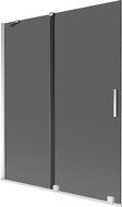 Mexen Velar dvigubas dušo durys 140 x 150 cm, grafitas, chromas - 896-140-000-41-01