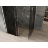Mexen Omega stumdoma dušo kabina 120 x 90 cm, Grafito, Chromo - 825-120-090-01-40