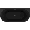 Mexen Sella laisvai stovinti prie sienos briaunuota vonia 150 x 75 cm, juoda matinė, gun gray šlifuotas - 52711507571-66