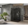 Mexen Omega stumdoma dušo kabina 130 x 90 cm, Grafito, Chromo - 825-130-090-01-40