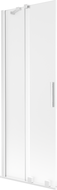Mexen Velar vonios sienelė 2 dalių stumdoma 70 x 150 cm, matinė, balta - 896-070-000-31-20