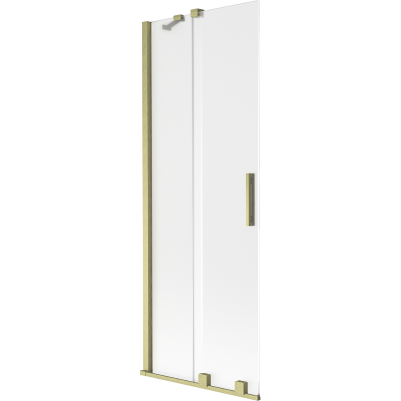 Mexen Velar dviejų dalių slankusis vonios sienelė 70 x 150 cm, matinis, šlifuotas auksinis - 896-070-000-31-55