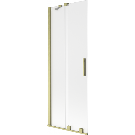 Mexen Velar dviejų dalių slankusis vonios sienelė 70 x 150 cm, matinis, šlifuotas auksinis - 896-070-000-31-55