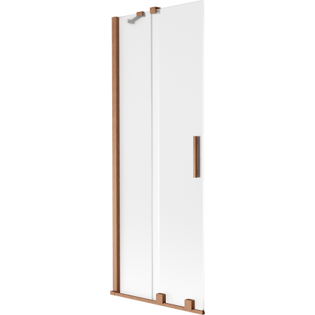Mexen Velar dušo sienelė, 2-dalių stumdomas, 70 x 150 cm, matinė, šlifuotas varis - 896-070-000-31-65