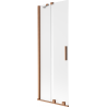 Mexen Velar dušo kabinos dvisparnės slankiosios durys 70 x 150 cm, matinės, šlifuotas varis - 896-070-000-31-65
