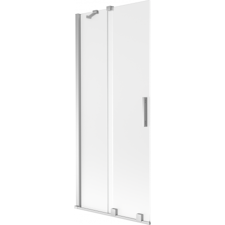 Mexen Velar vonios pertvara 2 durų stumdomos 80 x 150 cm, matinė, chromas - 896-080-000-31-01