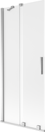 Mexen Velar dviguba stumdomoji vonios pertvara 80 x 150 cm, matinė, chromas - 896-080-000-31-01