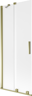 Mexen Velar dušo kabina, 2-duris slankiosios 80 x 150 cm, matinė, auksinė - 896-080-000-31-50