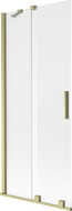 Mexen Velar dviejų dalių stumdomas dušo sienelė 85 x 150 cm, matinis, auksinė šlifuota - 896-085-000-31-55