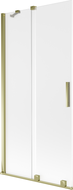 Mexen Velar vonios pertvara 2-varčių stumdomos 95 x 150 cm, apšerkšnijęs, auksinis - 896-095-000-31-50