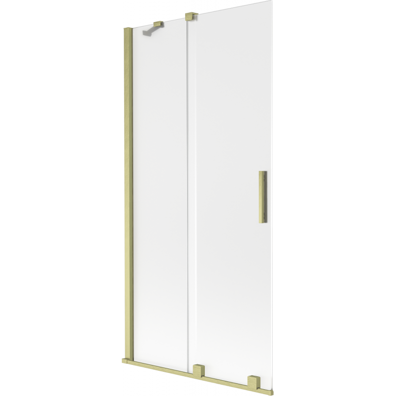 Mexen Velar dvipusis stumdomas vonios kambario ekranas 95 x 150 cm, matinė danga, šlifuota auksu - 896-095-000-31-55