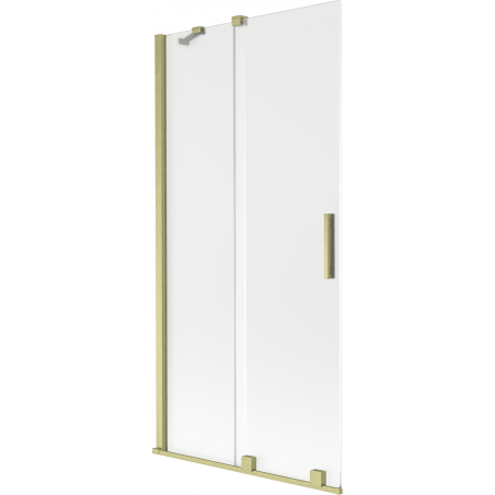 Mexen Velar dvipusis stumdomas vonios kambario ekranas 95 x 150 cm, matinė danga, šlifuota auksu - 896-095-000-31-55