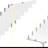 Mexen Velar vonios ekranas, 2-stumdomos durys, 120 x 150 cm, matinis, auksinis - 896-120-000-31-50