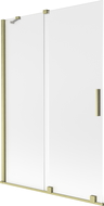 Mexen Velar dviaukštis variklis 120 x 150 cm, matinė, aukso šepetėlis - 896-120-000-31-55