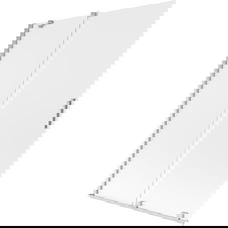 Mexen Velar dvigubos slenkančios dušo durys, matinės, chromuotos, 130 x 150 cm - 896-130-000-31-01