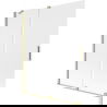 Mexen Velar vonios pertvara 2-dalių slanki 140 x 150 cm, matinė, aukso spalvos šlifuota - 896-140-000-31-55