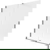 Mexen Velar vonios pertvara 2-jų durų slankiojančios 150 x 150 cm, matinė, ginklų metalas - 896-150-000-31-95