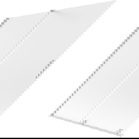 Mexen Velar vonios ekranas, 2 dalių stumdomas, 160 x 150 cm, matinio stiklo, chromas - 896-160-000-31-01