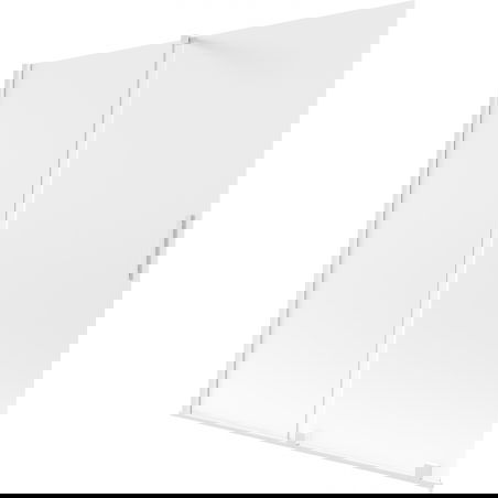 Mexen Velar vonios ekranas dviejų durų, 160 x 150 cm, matinis, baltas - 896-160-000-31-20