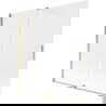 Mexen Velar vonios durys 2-dalių stumdomos 160 x 150 cm, matinis, auksinis - 896-160-000-31-50