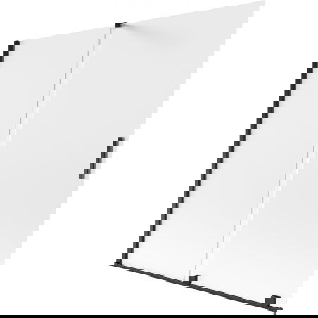 Mexen Velar dvigubas stumdomas vonios sienelė 160 x 150 cm, matinė, juoda - 896-160-000-31-70