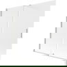 Mexen Velar vonios užuolaida 2 dalių stumdomas 160 x 150 cm, matinė, šlifuotas nikelis - 896-160-000-31-97