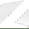 Mexen Velar dviejų dalių stumdomos vonios durys 150 x 150 cm, matinės, šlifuotas nikelis - 896-150-000-31-97