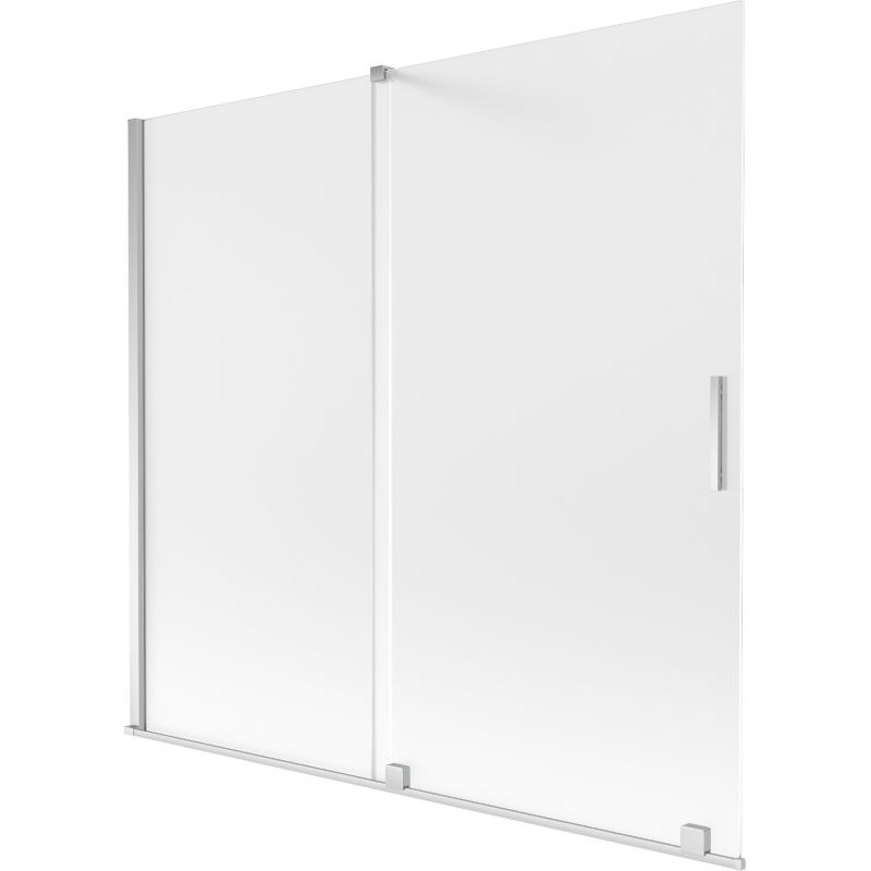 Mexen Velar vonios ekrano dvejų durų 170 x 150 cm, matinė, chromas - 896-170-000-31-01