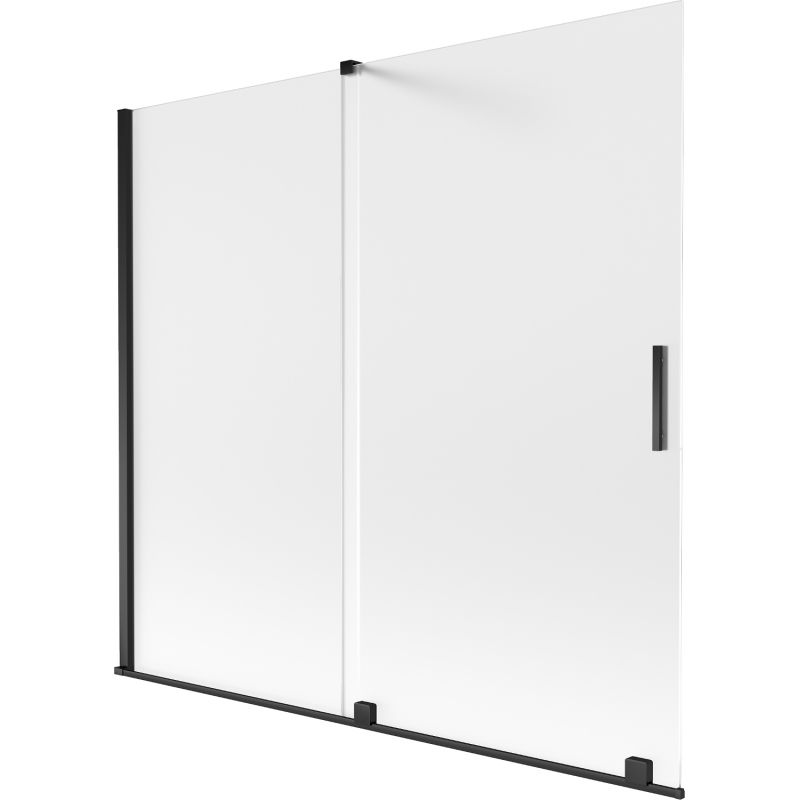 Mexen Velar vonios ekranas 2-jų dalių stumdomas 170 x 150 cm, matinė, juoda - 896-170-000-31-70