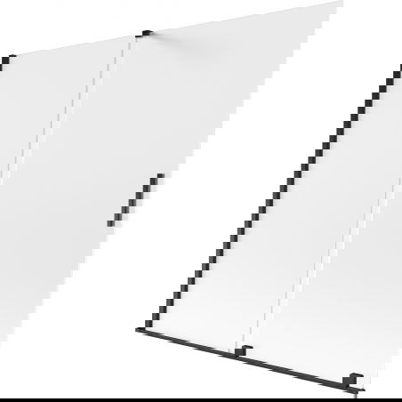 Mexen Velar vonios ekranas 2-jų dalių stumdomas 170 x 150 cm, matinė, juoda - 896-170-000-31-70
