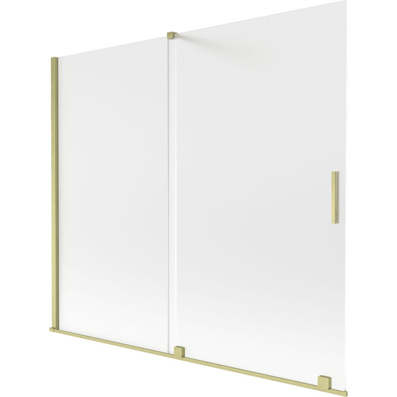 Mexen Velar dušo pertvara, 2 dalių, 180 x 150 cm, matinis, auksinis šlifuotas - 896-180-000-31-55
