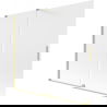 Mexen Velar dušo pertvara, 2 dalių, 180 x 150 cm, matinis, auksinis šlifuotas - 896-180-000-31-55