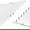 Mexen Velar vonios sienelė 2-jų dalių stumdomas 180 x 150 cm, matinė, šlifuota ginklų pilka - 896-180-000-31-66